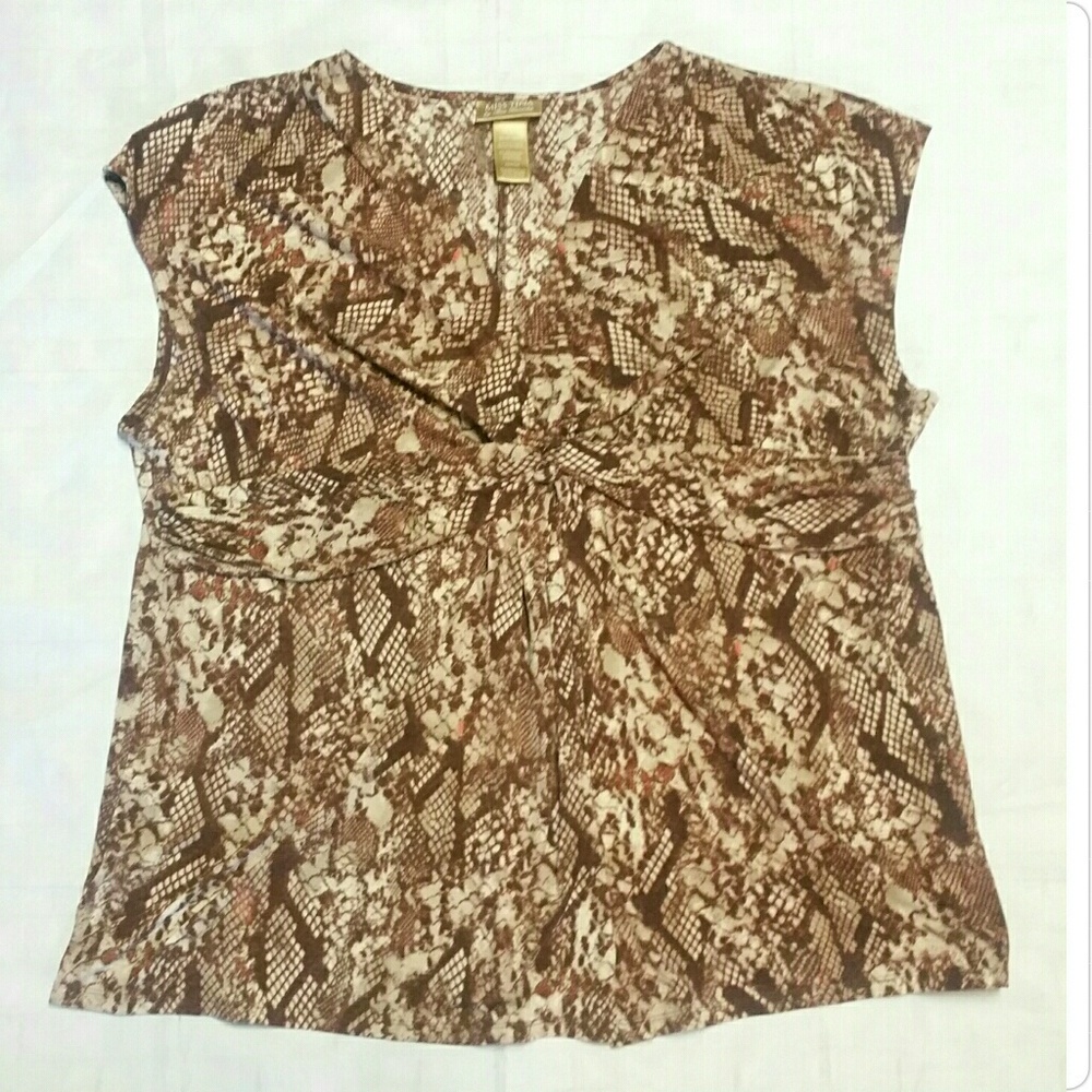Sold💋Miss Tina Womens Plus size 3X stretch blouse
